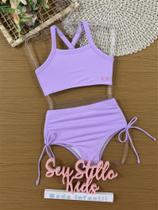 Biquíni Infantil Kukiê Verão Lilás Biquíni Infantil Kukiê Verão Lilás