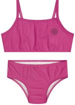 Biquíni Infantil Malha Dry Fit Rosa Neon Proteção UV+50 Biquíni Infantil Malha Dry Fit Rosa Neon Proteção UV+50