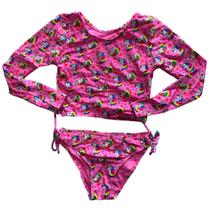 Biquini Infantil Manga Longa Com Proteção Solar Biquini Infantil Manga Longa Com Proteção Solar
