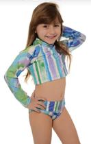 Biquíni Infantil Manga Longa Proteção UV Biquíni Infantil Manga Longa Proteção UV