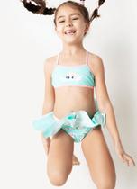 Biquini Infantil Menina Bebê Sainha Proteção Uv Moda Praia