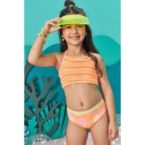 Biquíni Infantil Menina em Malha com Proteção UV 50+ Kukiê