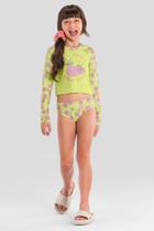 Biquíni infantil menina em malha UV poliéster Brandili