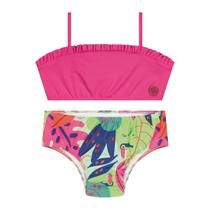 Biquíni Infantil Menina Malha Dry Fit Rosa Proteção UV 50+ Biquíni Infantil Menina Malha Dry Fit Rosa Proteção UV 50+