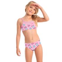 Biquini Infantil Menina Moda Praia Unicórnio Alcinha