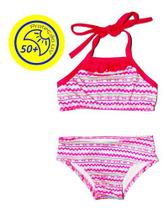 Biquini Infantil Moda Praia Verão Arabesco Proteção Uv50 1a7