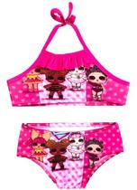 Biquini Infantil Moda Praia Verão Com Proteção Uv Boneca Pin Biquini Infantil Moda Praia Verão Com Proteção Uv Boneca Pin