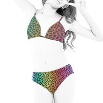 Biquini Infantil Praia Verão Uv50 Cortininha Oncinha 1 ao 14 Biquini Infantil Praia Verão Uv50 Cortininha Oncinha 1 ao 14