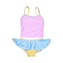 Biquíni Infantil Proteção UPF50+ Bebê Regata - Sweet Stripes