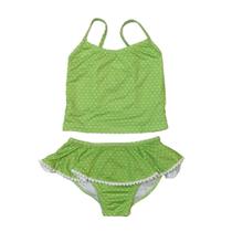 Biquíni Infantil Proteção UPF50+ Bebê - Verde Poá