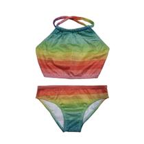 Biquíni Infantil Proteção UPF50+ Capri Arco-Íris - Verão 2023