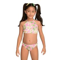 Biquíni Infantil Proteção UPF50+ Capri - Flor de Lis Biquíni Infantil Proteção UPF50+ Capri - Flor de Lis