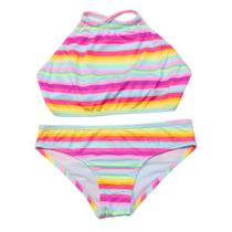 Biquíni Infantil Proteção UPF50+ Capri - Princess stripe Biquíni Infantil Proteção UPF50+ Capri - Princess stripe