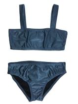 Biquíni Infantil Proteção UPF50+ Léla - Aveludado