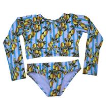 Biquíni Infantil Proteção UPF50+ Manga Longa Paty Barilo - Verão 2022 Biquíni Infantil Proteção UPF50+ Manga Longa Paty Barilo - Verão 2022