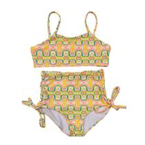 Biquíni Infantil Proteção UPF50+ Olivia Cuti Mosaic - Mystique Nature