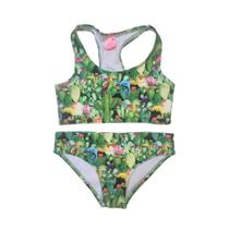 Biquíni Infantil Proteção UPF50+ Top Atlético - Camaleão Biquíni Infantil Proteção UPF50+ Top Atlético - Camaleão