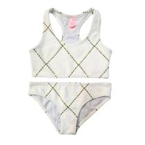 Biquíni Infantil Proteção UPF50+ Top Atlético - Cannes white