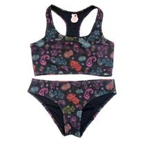 Biquíni Infantil Proteção UPF50+ Top Atlético - Hansã- Mystique Nature Biquíni Infantil Proteção UPF50+ Top Atlético - Hansã- Mystique Nature