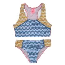 Biquíni Infantil Proteção UPF50+ Top Atlético - High Voltage