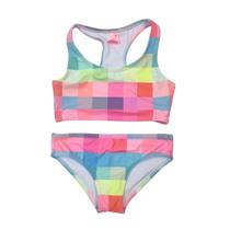 Biquíni Infantil Proteção UPF50+ Top Atlético - Psicodelic Grande