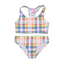 Biquíni Infantil Proteção UPF50+ Top Atlético - Rainbow Chess