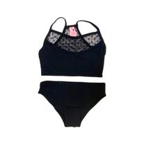 Biquíni Infantil Proteção UPF50+ Top Mary - Tulle Du Soir