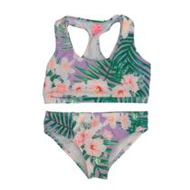 Biquíni Infantil Proteção UPF50+ Top Stripe - Azaléia