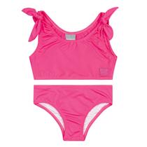 Biquíni Infantil Proteção UV Revela Estampa na Água Pink Neon Quimby Biquíni Infantil Proteção UV Revela Estampa na Água Pink Neon Quimby