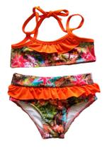 Biquini Infantil Regulagem Alça Sunquini Pala Babado Akamai