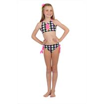 Biquíni Infantil Rose Vichy Picolé Siri Kids