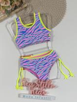 Biquíni Infantil Siri Kids Antonela Zebra 40276 Biquíni Infantil Siri Kids Antonela Zebra 40276