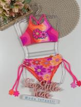 Biquíni Infantil Siri Kids Tamy Happy Flower 40032