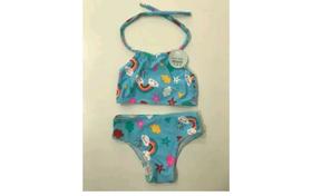 Biquini infantil tamanho 8 a 10 anos estampado