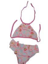 Biquini infantil - Top e calcinha estampado Biquini infantil - Top e calcinha estampado