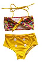 Biquini Infantil Top Sunquini Botões Akamai Biquini Infantil Top Sunquini Botões Akamai