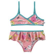 Biquini Infantil Verão Rosa Fruits Malwee