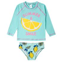 Biquini Juvenil Com Blusa Manga Longa Com proteção Solar Tip Top 2445178 Biquini Juvenil Com Blusa Manga Longa Com proteção Solar Tip Top 2445178