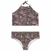 Biquíni Juvenil com Proteção UV Cinza Férias - Quimby Biquíni Juvenil com Proteção UV Cinza Férias - Quimby