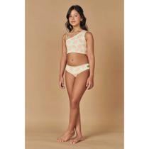 Biquini Juvenil Estampado cor Verde Neon com Proteção UV50+ - Lilimoon Biquini Juvenil Estampado cor Verde Neon com Proteção UV50+ - Lilimoon