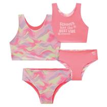 Biquíni Juvenil Lilimoon Dupla Face Estampado Proteção UV50+ Tamanho:20 Biquíni Juvenil Lilimoon Dupla Face Estampado Proteção UV50+ Tamanho:20