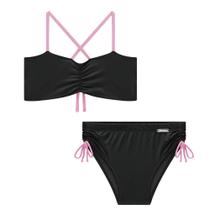 Biquíni Juvenil Lilimoon Malha Dry UV50+ Preto Biquíni Juvenil Lilimoon Malha Dry UV50+ Preto