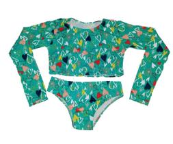 Biquini juvenil manga Longa Biquini juvenil manga Longa