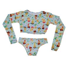 Biquini juvenil manga Longa Biquini juvenil manga Longa