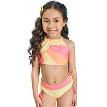 Biquíni Kukiê Em Malha Proteção UV 50+ Amarelo Claro Verão