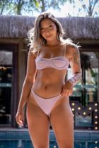 biquini laço atoalhado