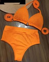 Biquíni liso cor laranja tamanho M Biquíni liso cor laranja tamanho M