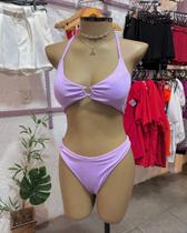 Biquini Liso Lilás Tamanho G