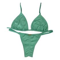 Biquíni Lolla Brasil Empina Bumbum Azul Piscina