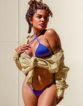 Biquíni Lolla Brasil Fio Dental Roxo Amoreira Biquíni Lolla Brasil Fio Dental Roxo Amoreira